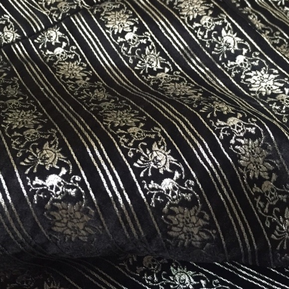 Vintage Alexander McQueen Skull Embroidered Trouser Size 40 NWOT Unhemmed Runway - Picture 3 of 8